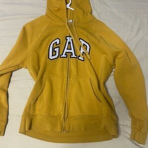 GAP Golden Yellow Zip-Up Hoodie